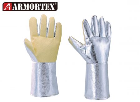 Luvas de Kevlar® Resistentes ao Calor Aluminizadas - Luvas Isolantes de Calor Aluminizadas em Kevlar®