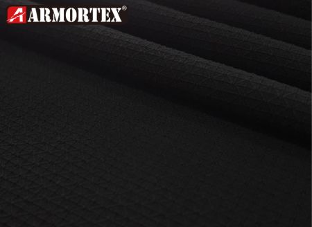 TISSU ÉLASTIQUE EN POLYESTER RECYCLÉ À MOTIF DIAMANT - TISSU ÉLASTIQUE EN POLYESTER RECYCLÉ À MOTIF DIAMANT