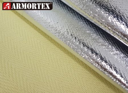 Fire Retardant Woven Fabric Made with Kevlar® Aluminum Foil - Aluminum Foil Woven Fire Retardant Fabric