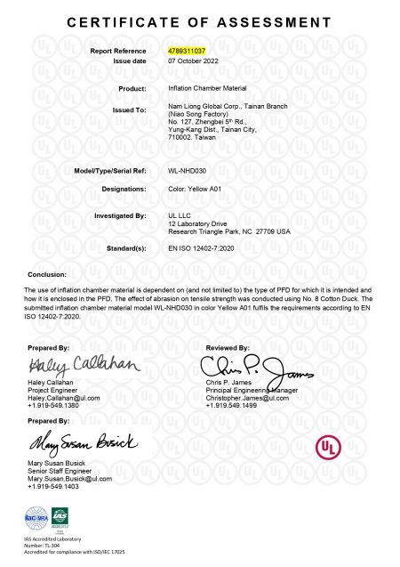 Kamizelka ratunkowa UL