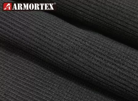 Tessuto a maglia resistente al taglio con UHMWPE in nero - UHMWPE in tessuto a maglia resistente al taglio nero