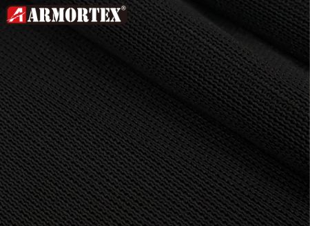 UHMWPE PUNCTURE AND CUT RESISTANCE BLACK KNITTED FABRIC