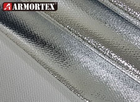 Tkanina ognioodporna z folią krzemowo-aluminiową