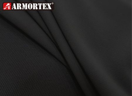 四面弹性黑色环保回收聚酯弹性布