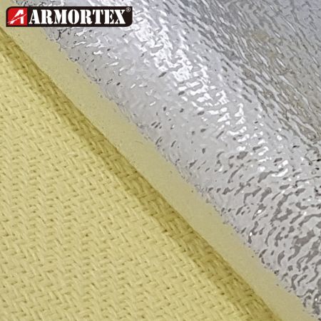Tissu ignifuge en feuille d'aluminium et silice - Tissu ignifuge