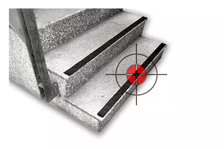 Anti-slip rubber sponge is suitable for stair steps or floor.