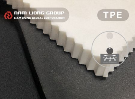 衝撃吸収フォーム - 衝撃吸収技術を備えた熱可塑性エラストマー（TPE）ベースのフォーム。