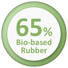 BIO-08 Biologiczna gąbka z gumy na bazie biopaliwa / certyfikat USDA, OEKO-TEX 100