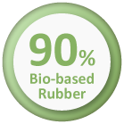 BIO-SS PLUS Biologiczna gąbka z gumy na bazie biopaliwa / certyfikat USDA, OEKO-TEX 100