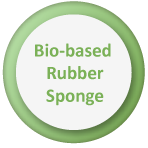 Bio-based rubber sponge (BIO-II)