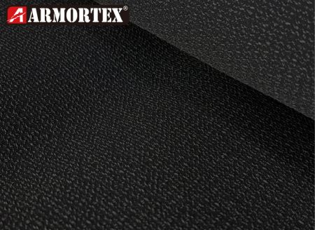Abrasion Resistant Woven Coated Fabric Made with Kevlar® Nylon Black