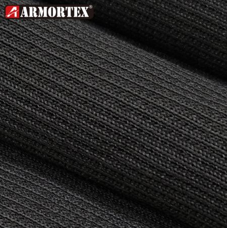 UHMWPE w czarnym, odpornym na cięcie dzianinie