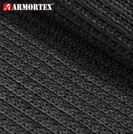 UHMWPE w czarnym, odpornym na cięcie dzianinie