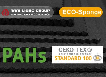Il laminato in schiuma di gomma certificato Oeko-Tex standard 100