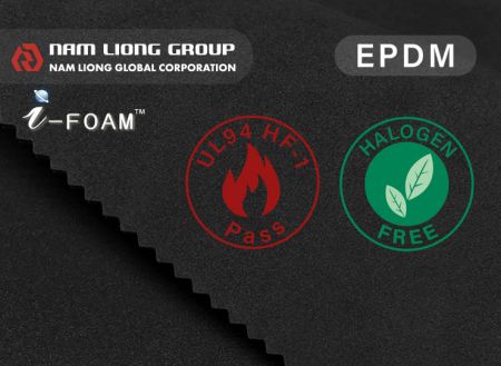 UL94 HBF flame-retardant EPDM Foam - EPDM Foam complies with UL94 HBF flame-retardant standard.
