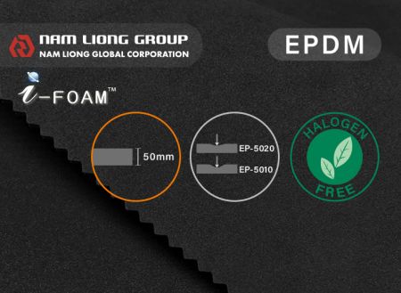 50mm thick EPDM Foam