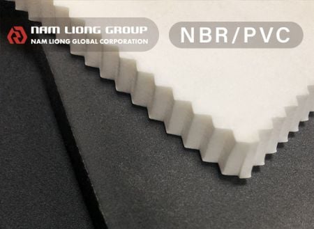 NBR / PVC橡塑海绵 - NBR/PVC发泡材料为一闭孔式结构之橡塑胶发泡海绵，具有高浮力及耐油性佳等性。