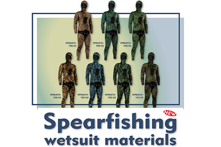 スピアフィッシング用ウェットスーツへの印刷