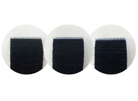 Soft Hook Thick hook Fastening Tape - Soft hook has thinner yarn with softer hand feeling.