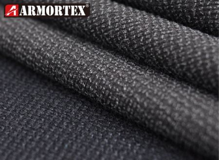 Kevlar® blended stretch abrasion resistant fabric with coating.