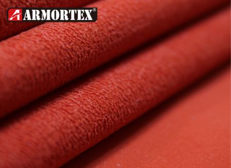 Tecido colorido resistente à abrasão feito com Kevlar® - Tecido resistente à abrasão com mistura de Kevlar e revestimento.