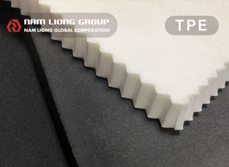 TPE热可塑弹性海绵 - TPE热可塑弹性发泡材料为闭孔式发泡海绵，具有高回弹性且易加工之特性。