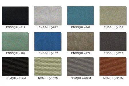 Коллекции цветов обработки для одобренных UL материалов для спасательных жилетов.