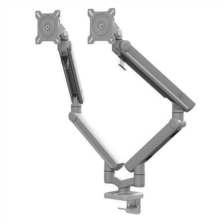 Dual Monitor Arms - Clamp or Grommet Mount for Heavy Duty - Dual Monitor Arm EGDX-202 / 302