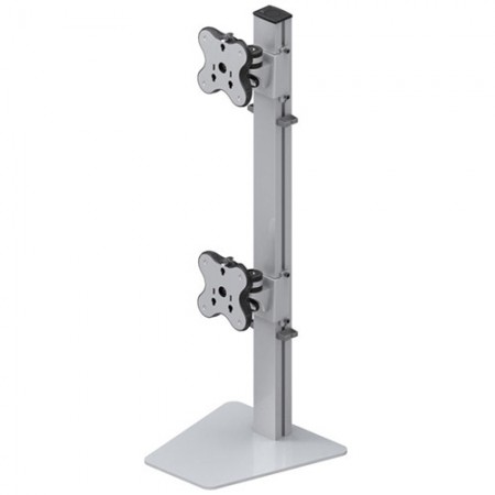 Dual Monitor Arms - Free Standing Type with 2 Layer - Dual Monitor Arm EGFS-8020