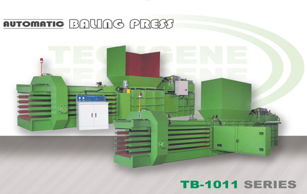 Prensa de enfardamento horizontal automática Série TB-1011