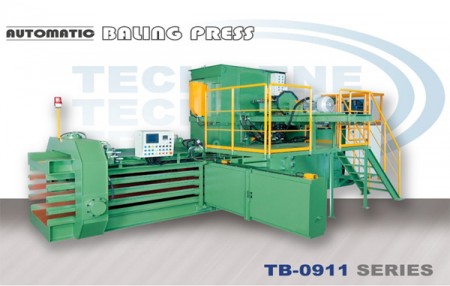 स्वचालित सिधा बेलिंग मशीन TB-0911 श्रृंखला - स्वचालित क्षैतिज बेलिंग प्रेस TB-0911 श्रृंखला