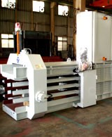 máy nén tái chế - Máy nén ngang và máy nén dọc