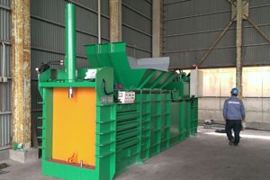 TCB close-end baler for various waste