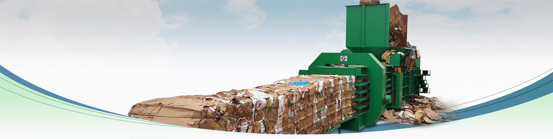 資源回收最需要的大力士 全自動廢紙壓縮打包機