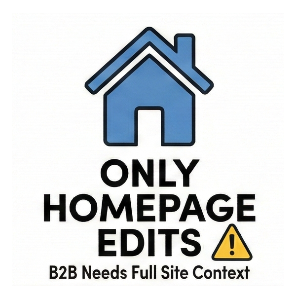 AI SEO 詐騙：只改首頁或幾篇文章