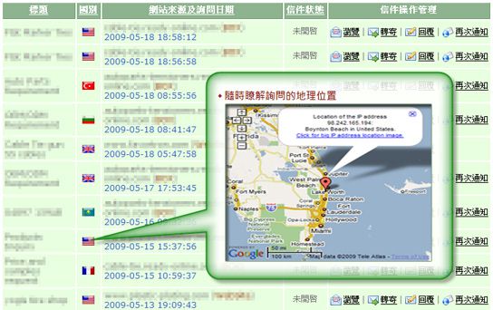 Buyer Location on Google Map Buyer Location on Google Map
