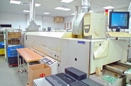 Soudage par refusion à air chaud.