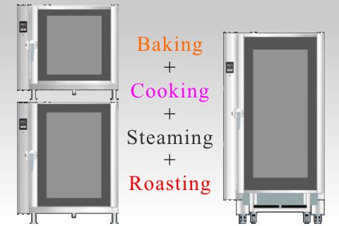 Commercial Electric Combi (Steam/Convection) Oven with Temperature