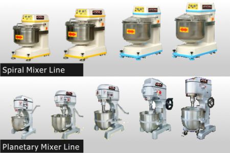 10 Liter Planetary Mixer, Advanced spiral mixers for bakeries