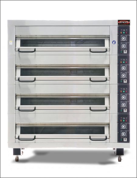 Electric And Gas Deck Ovens - Bresco Electric Deck Oven 1 Deck 2