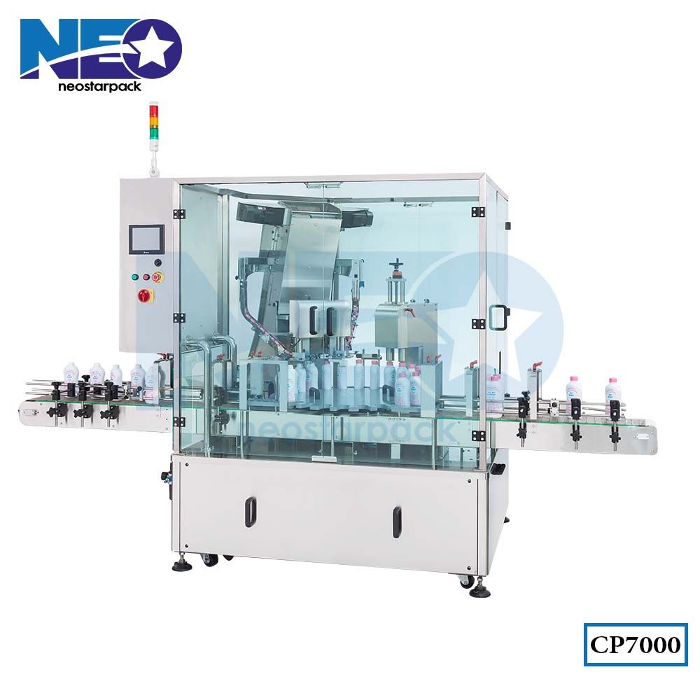 Automatic Press Capping Machine (for Press-on caps) - Press Capping ...