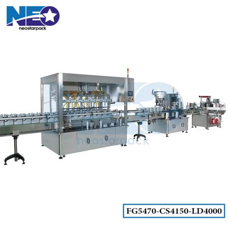 Inline Filling & Capping Machine From: TurboFil Packaging Machines