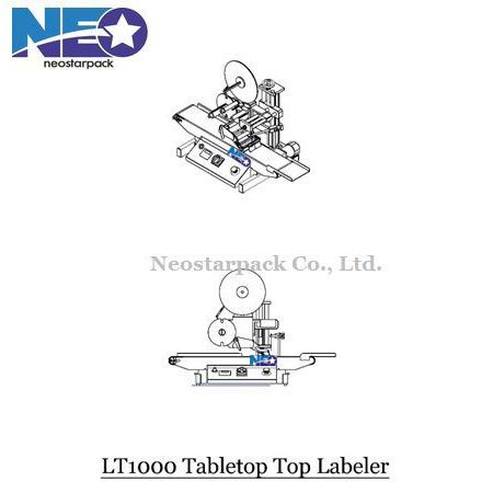 Tabletop Automatic Top Labeler - Tabletop top labeling machine,Flat box ...