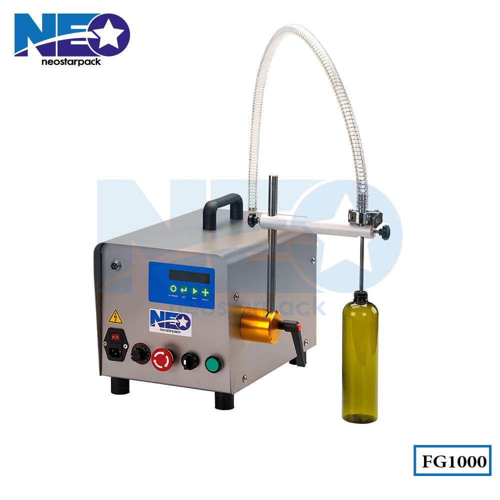 Tabletop Gear Pump Liquid Filling Machine (tabletop filling machine) - tabletop filling machine, semi-automatic filling machine, tabletop gear pump liquid filler | Packaging Equipment Manufacturer - Neostarpack Co., Ltd. Tabletop Gear Pump Liquid Filling Machine (tabletop filling machine) - tabletop filling machine, semi-automatic filling machine, tabletop gear pump liquid filler | Packaging Equipment Manufacturer - Neostarpack Co., Ltd.