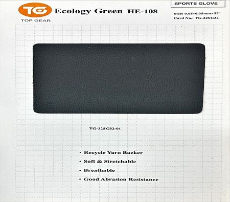 Ekologiczna zieleń HE108 do rękawic sportowych