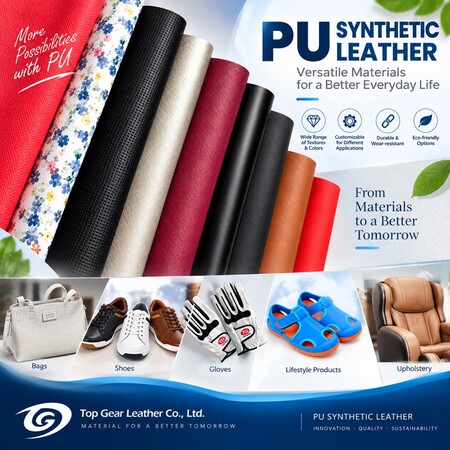 PU Synthetic Leather for Footwear, Gloves, Bags & Upholstery - PU Synthetic Leather