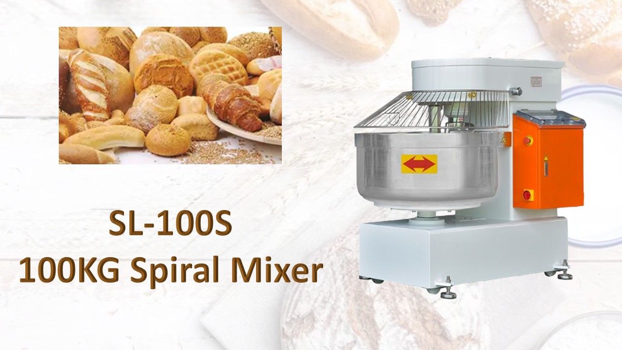 Gently mix bread dough, allowing it to develop the proper gluten structure.