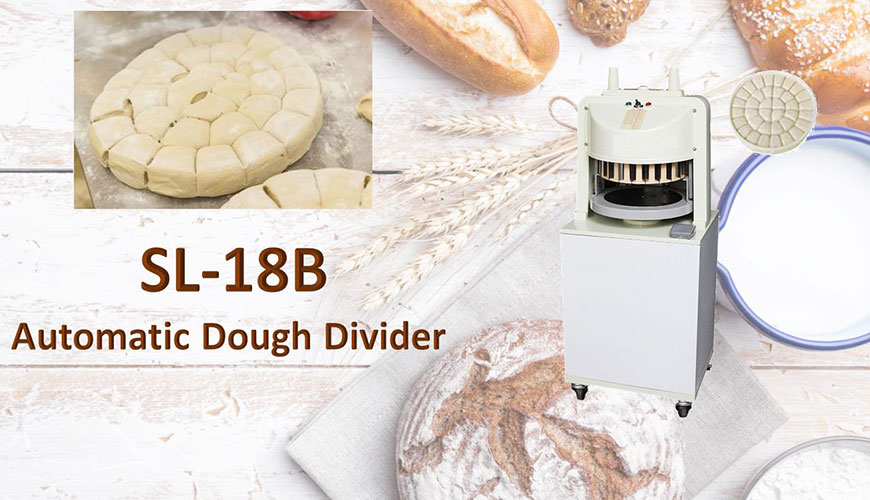 Floor type dough divider is used for dividing pre-weighed dough.