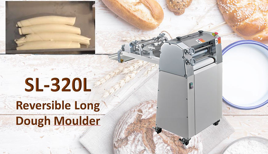 Reversible Long Dough Moulder is used for rolling dough tightly.