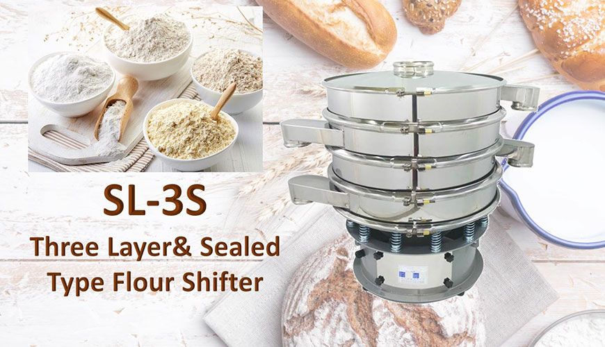 Multi-Layer & Sealed Type Flour Sifting Machine is for shifting materials.